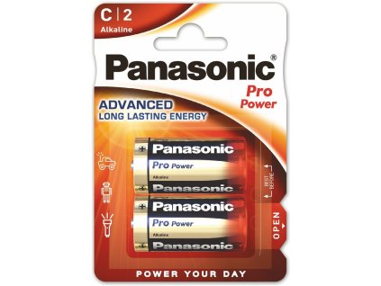 Batéria PANASONIC Pro Power Alkaline C / LR14, 2ks