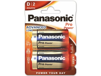 Batéria PANASONIC Pro Power alkaline D / LR20, 2ks