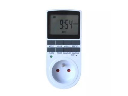 GETI spínacia zásuvka GDT02, digitálna, týždenná