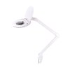 REBEL TOOLS stolová lampa s lupou 5D, 8W, 60x2835 SMD LED, biela