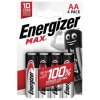 Batéria ENERGIZER Alkaline MAX AA / LR6, 4ks