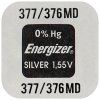 bateria energizer silver oxide 377 376 sr626sw sr66 v377 1ks