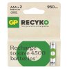 bateria gp recyko 950mah aaa 2ks