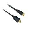 CABLETECH HDMI kábel v1.4, HDMI A konektor – HDMI mini C konektor 1,8m, pozlátený, sáčok nextec