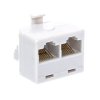 Redukcia telefónneho káblu, 8P8C / RJ45 konektor - 2x 8P8C / RJ45 zdierka