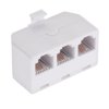 Redukcia telefónneho káblu, 6P4C / RJ11 konektor - 3x 6P4C / RJ11 zdierka