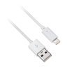 USB kábel pre iPhone 5, USB dáta + napájanie, sáčok, biely