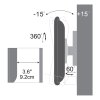 STELL SHO 1160 výsuv.držiak LCD 13-40''