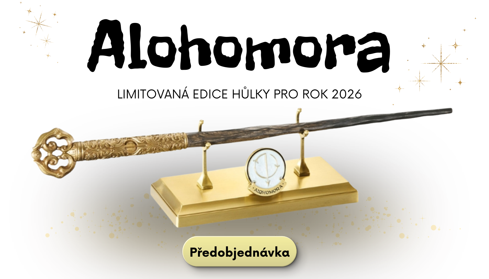 Alohomora hůlka limitovaná edice