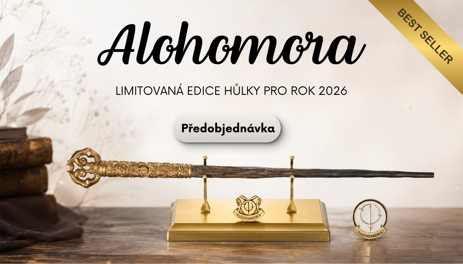 Alohomora hůlka limitovaná edice