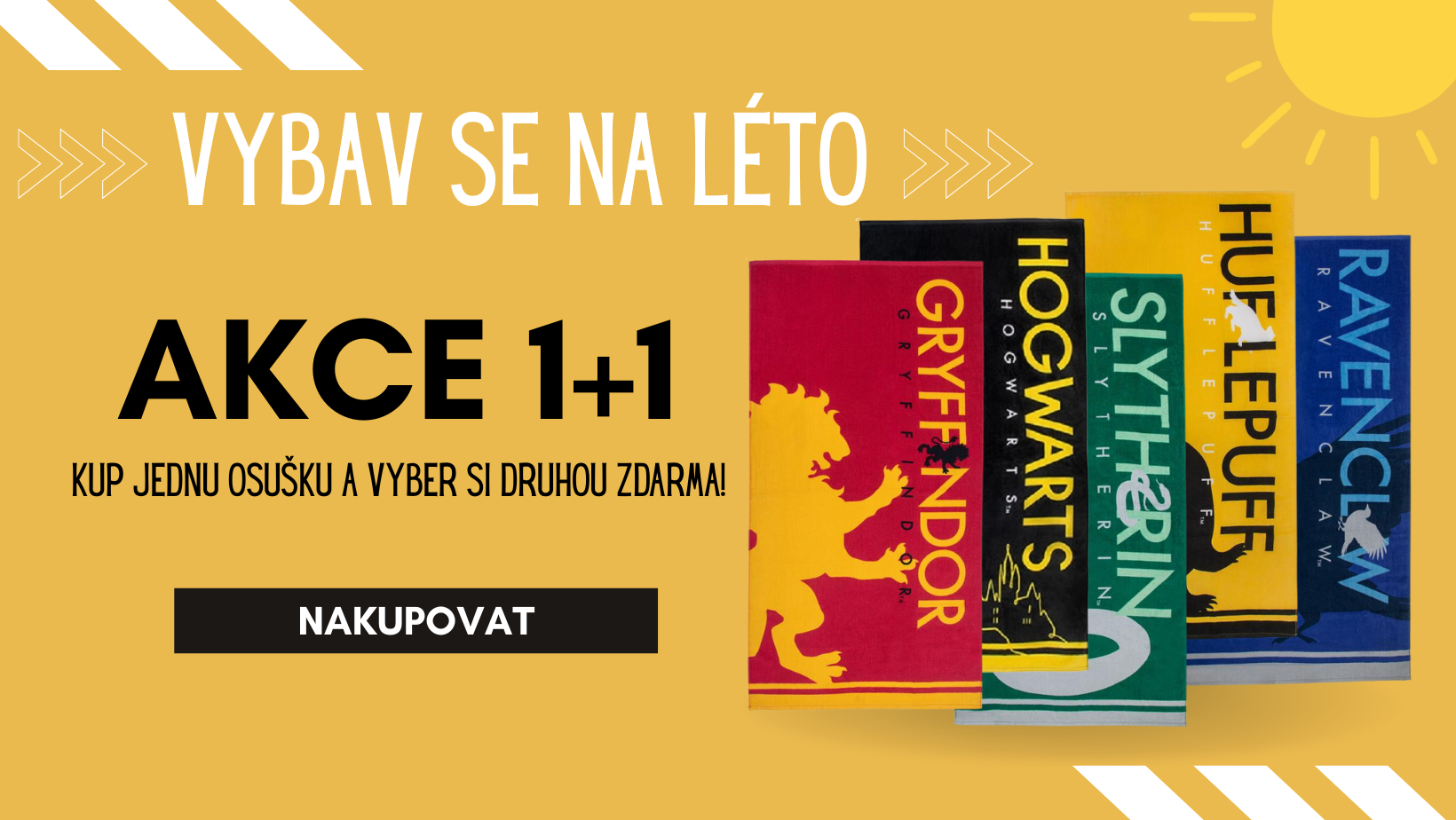 Osušky akce 1+1