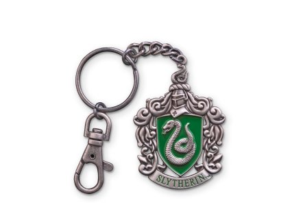 849421002473 Přívěsek na klíče kovový, erb Zmijozel, Harry Potter - Příčná ulice
