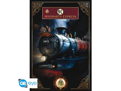 3665361002734 Plakát černý Bradavický expres, Harry Potter - Příčná ulice