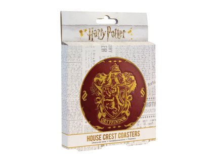 27034 set kovovych tacku znaky koleji 4 ks harry potter