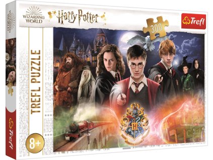 8279 Puzzle HP s postavami a erbem (Trefl) 300 dílků (2)