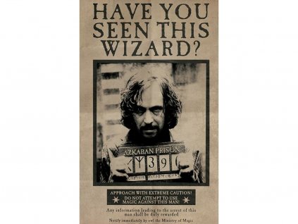 Plakát Sirius Black, Harry Potter