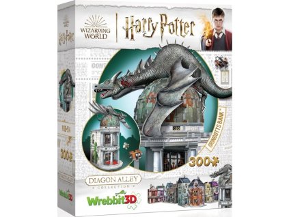 WREBBIT 3D puzzle Harry Potter Gringottova banka 300 dílků 1
