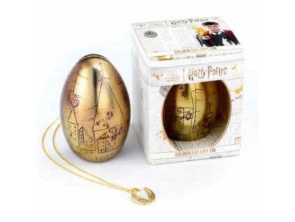 2254 Náhrdelník zlaté vejce VE VAJÍČKU v krabičce Harry Potter 1