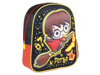 928 Batoh dětský 3D Harry Potter na koštěti