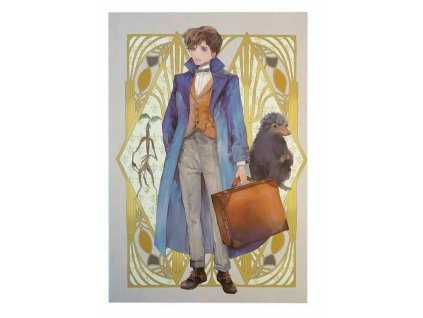 7161 Blok Newt Scamander, béžový, Harry Potter