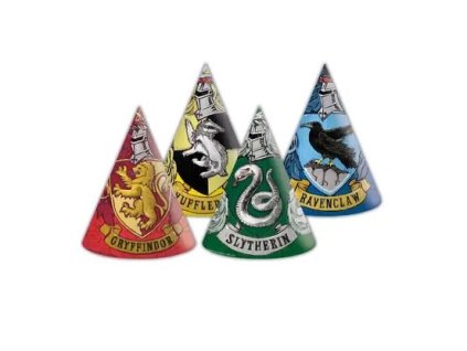 6530 Čepičky na oslavu kolejní erby a zvířata, Harry Potter