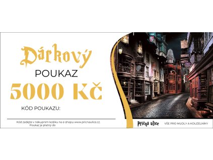 Dárkový poukaz 5000 Kč
