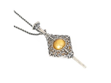 Náhrdelník Pokrevní pouto Gellerta Grindelwalda, postříbřený, Fantastická zvířata