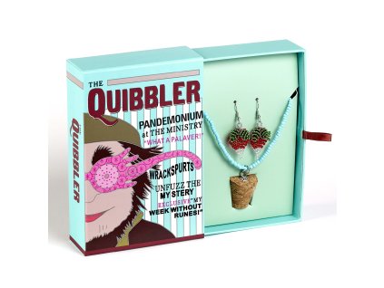 5055583462832 Dárková krabička Quibbler (Jinotaj): náhrdelník a náušnice, Harry Potter - Příčná ulice