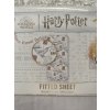 Prostěradlo Harry Potter, bílé s Hedvikou