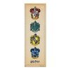 harry potter house crests door poster