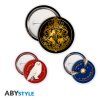 harry potter badge pack hogwarts x4