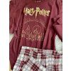 Pyžamo dámské vínové s hradem, Harry Potter