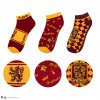 2795 Sada ponožek kotníkové Nebelvír 3 ks Harry Potter 1