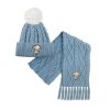 2914 Set zimní čepice a šála, modrá Dobby, Harry Potter