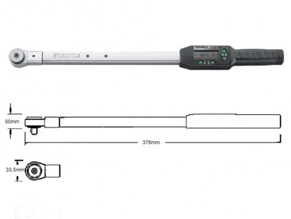 Momentový kľúč 3-60Nm 3/8 '' Stahlwille Sensortork 713R