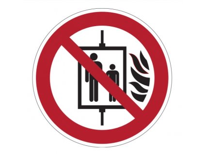 do not use lift in case of fire