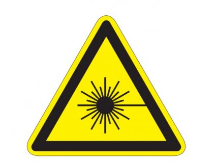 warning against laser beams