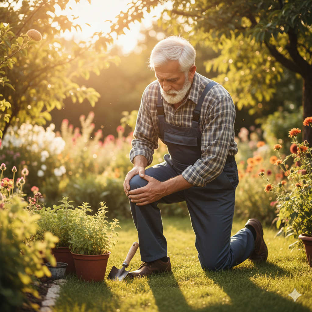 Schmerzende Knie und Schwellungen? Wann hilft Wärme und wann der Priessnitz-Umschlag?
