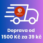 Doprava od 1500 kč za 39,- kč