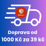 Doprava od 1000 kč za 39,- kč