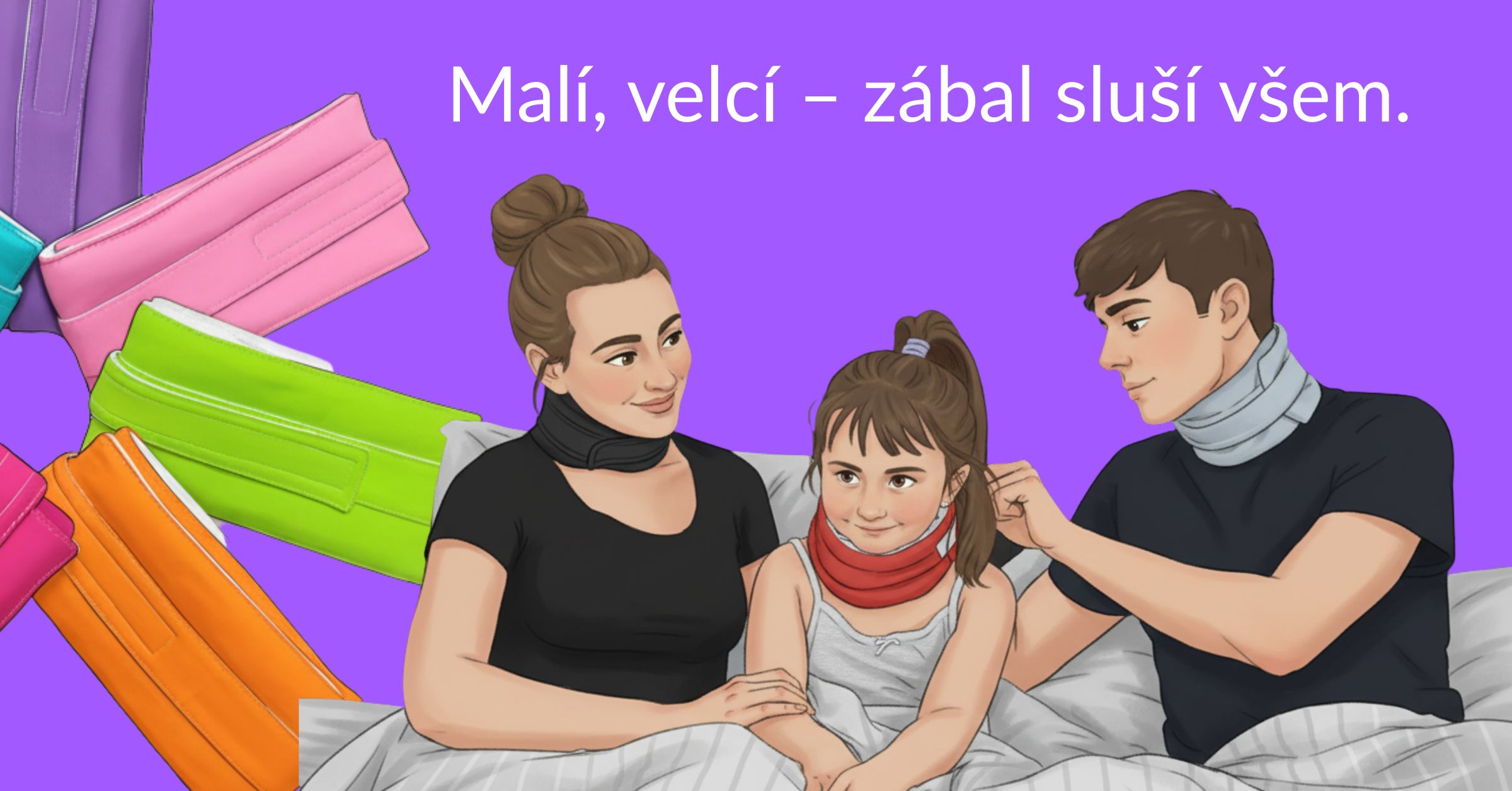 Maminka a dcera se zábalem