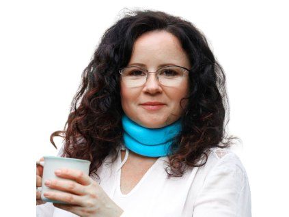 Priessnitzův zábal na krk pro dorost a dospělé - Modrá