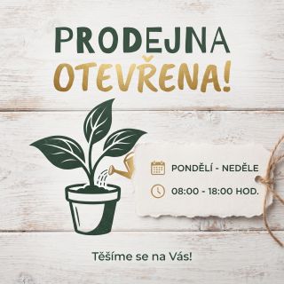 Léto pomalu končí, ale u nás na prodejně to právě začíná znovu ožívat✨ Po krátké pauze jsme pro vás opět naplno otevřeli...