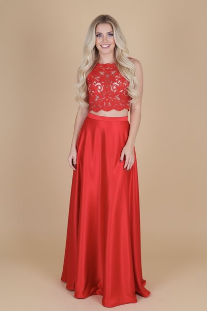 Společenská Sukně a Top SAMANTA červená