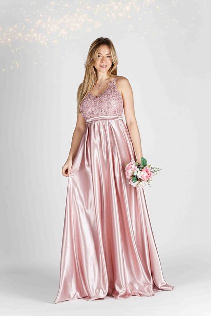 Šaty ELLEN družička růžové