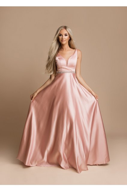 Šaty družička brigitte růžové