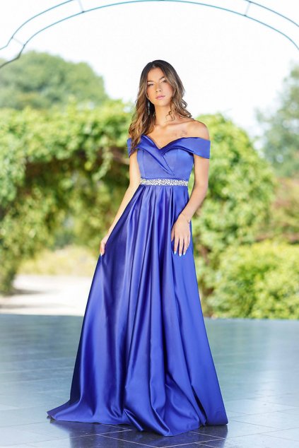 Maturitní šaty PATRICIA modré
