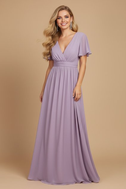 Společenské šaty TACHA fialkové