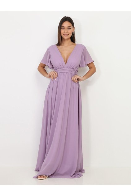 Družičkovské šaty TACHA fialové 1