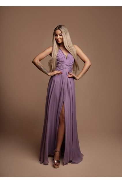 Družičkovské šaty MARION fialové